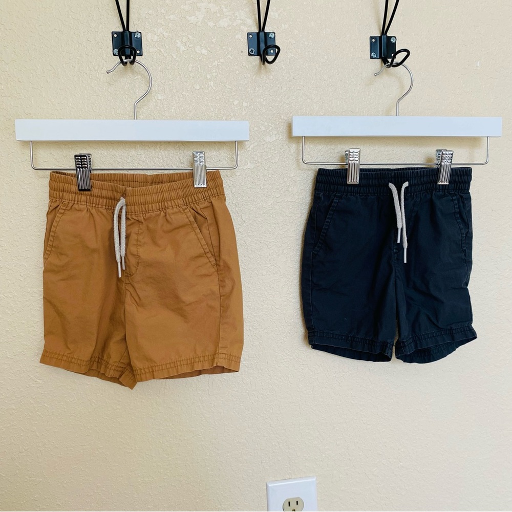 Old Navy Toddler Boy Tan and Blue Shorts